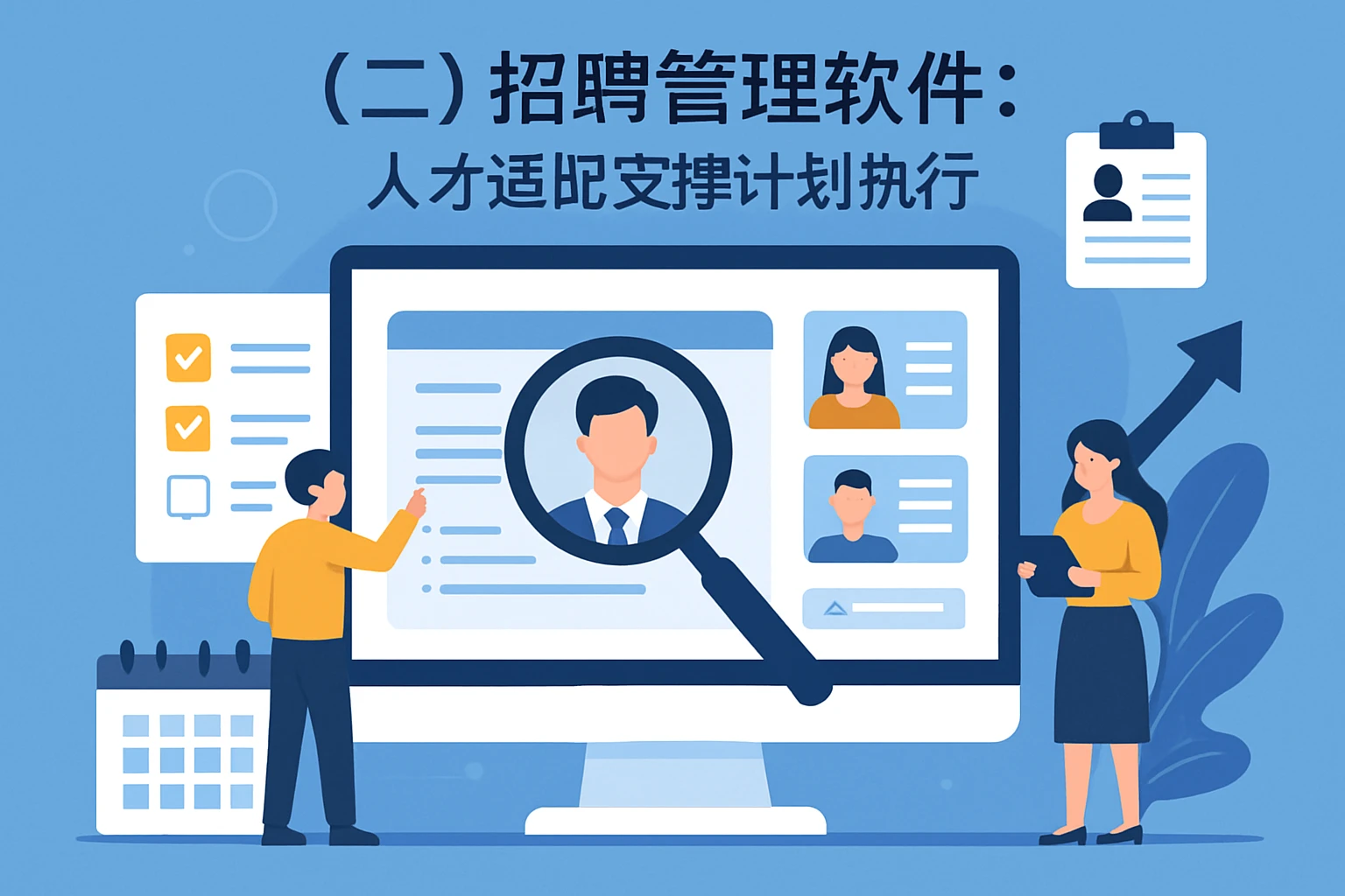 （二）招聘管理软件：人才适配支撑计划执行