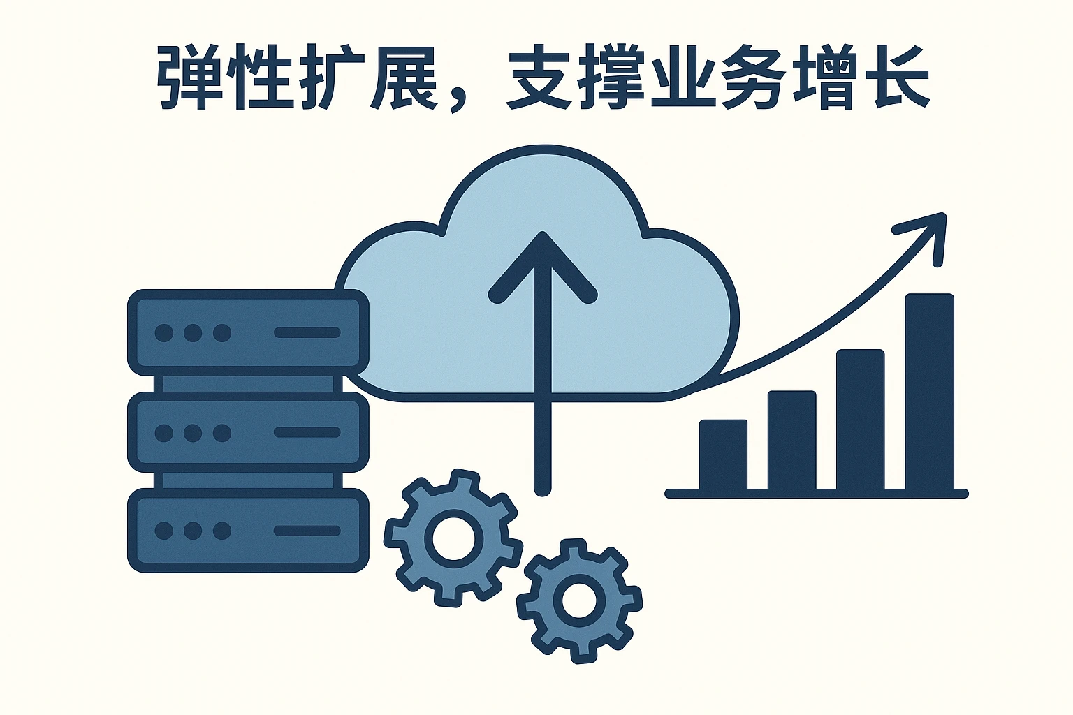 2. 弹性扩展，支撑业务增长