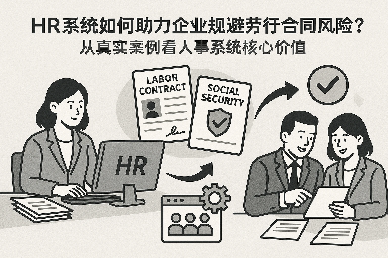 HR系统如何助力企业规避劳动合同与社保风险？从真实案例看人事系统的核心价值
