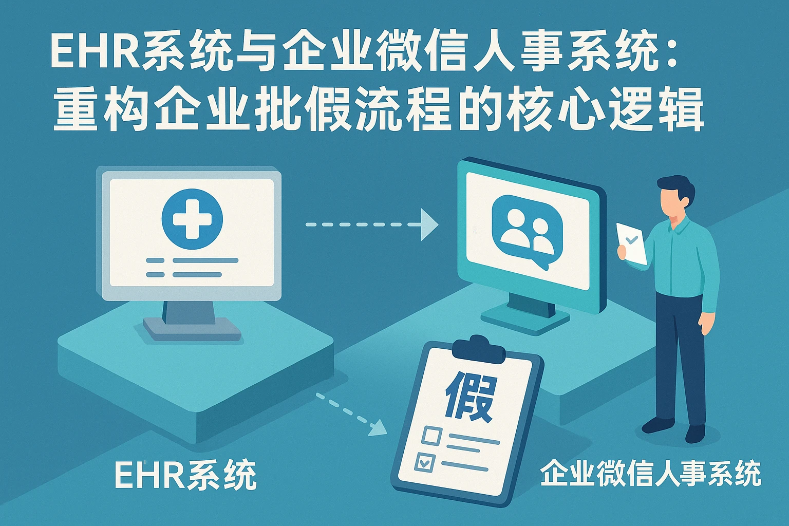 EHR系统与企业微信人事系统：重构企业批假流程的核心逻辑