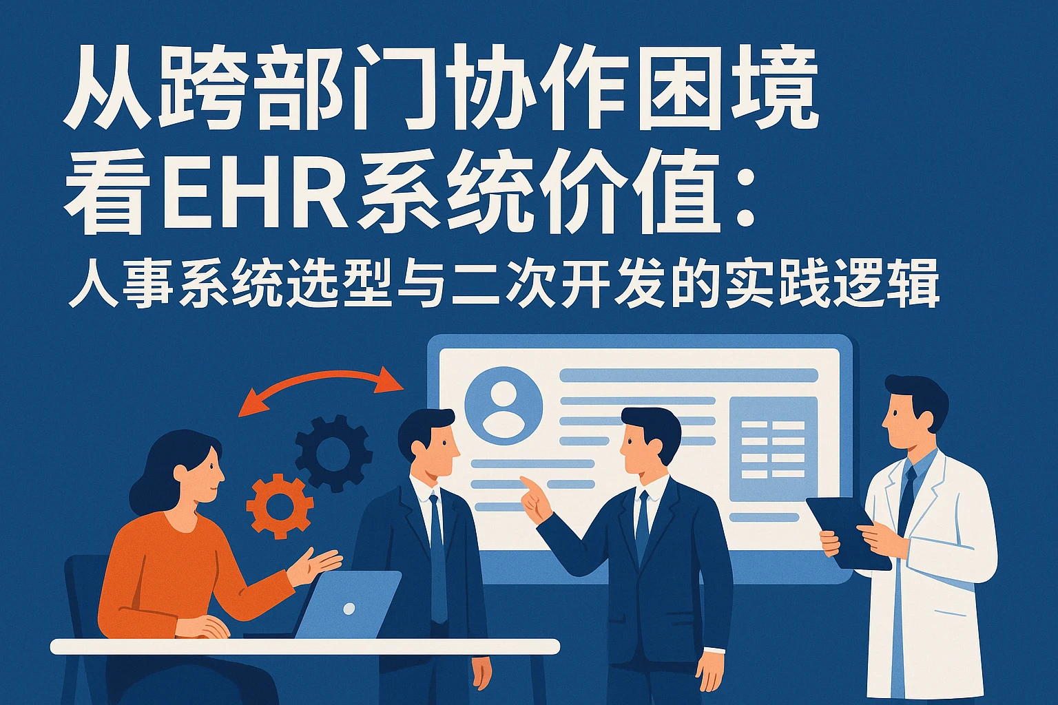从跨部门协作困境看EHR系统价值：人事系统选型与二次开发的实践逻辑