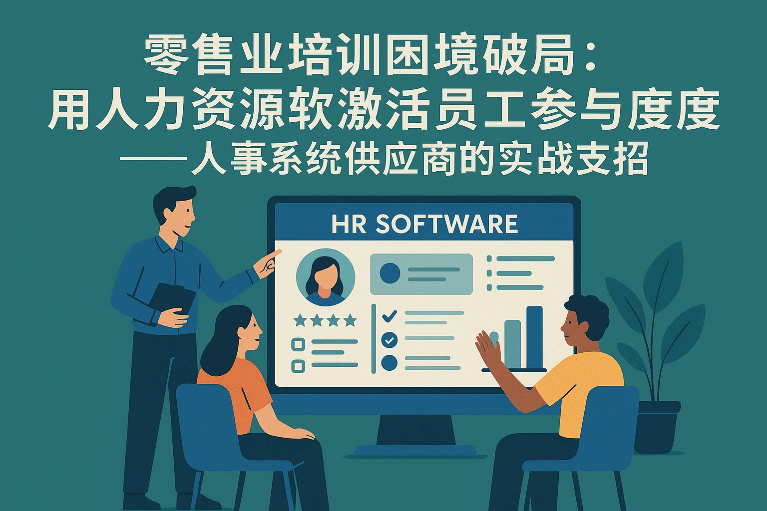零售业培训困境破局：用人力资源软件激活员工参与度——人事系统供应商的实战支招