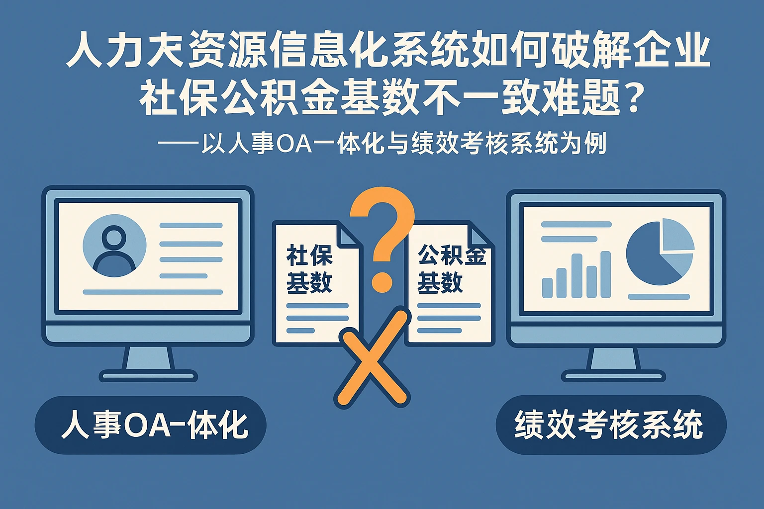 人力资源信息化系统如何破解企业社保公积金基数不一致难题？——以人事OA一体化与绩效考核系统为例