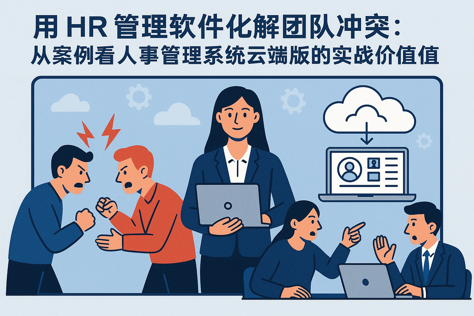用HR管理软件化解团队冲突：从案例看人事管理系统云端版的实战价值