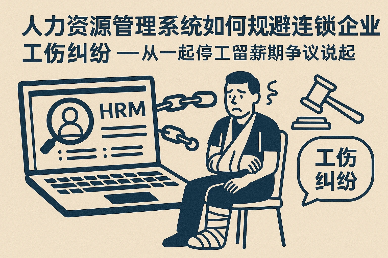 人力资源管理系统如何规避连锁企业工伤纠纷——从一起停工留薪期争议说起