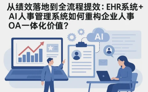 从绩效落地到全流程提效：EHR系统+AI人事管理系统如何重构企业人事OA一体化价值？