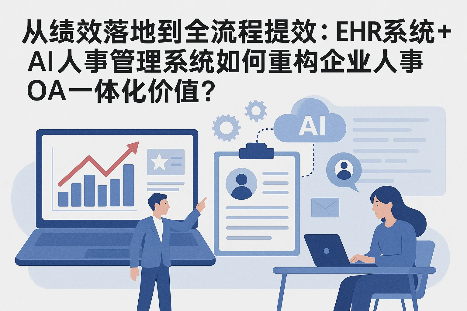 从绩效落地到全流程提效：EHR系统+AI人事管理系统如何重构企业人事OA一体化价值？