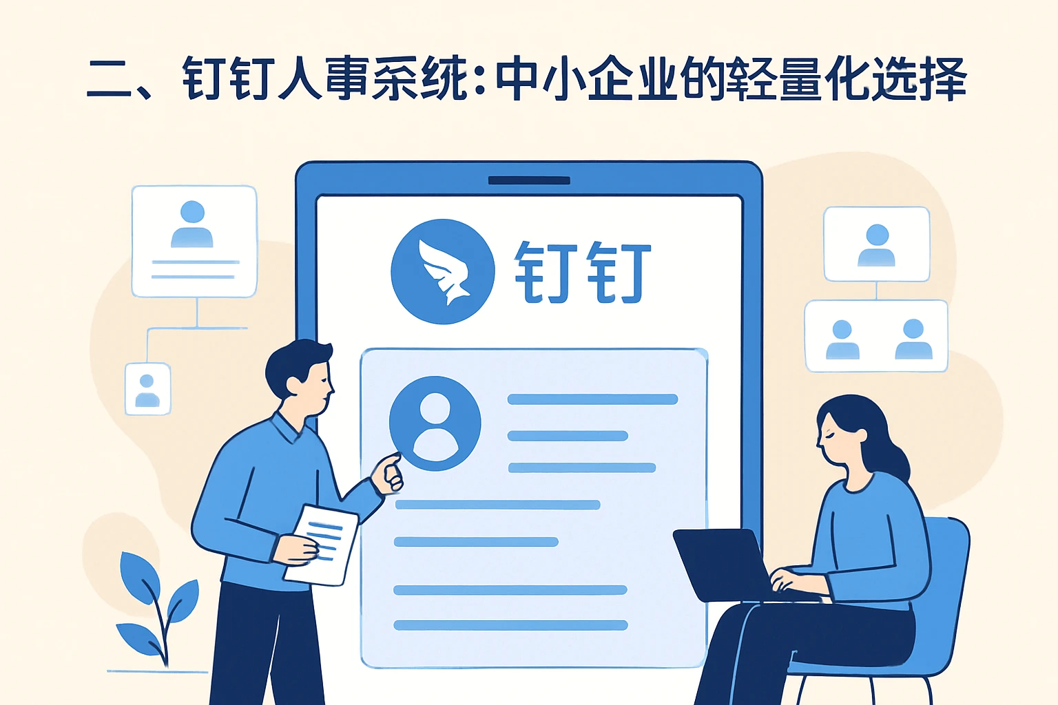 二、钉钉人事系统：中小企业的轻量化选择