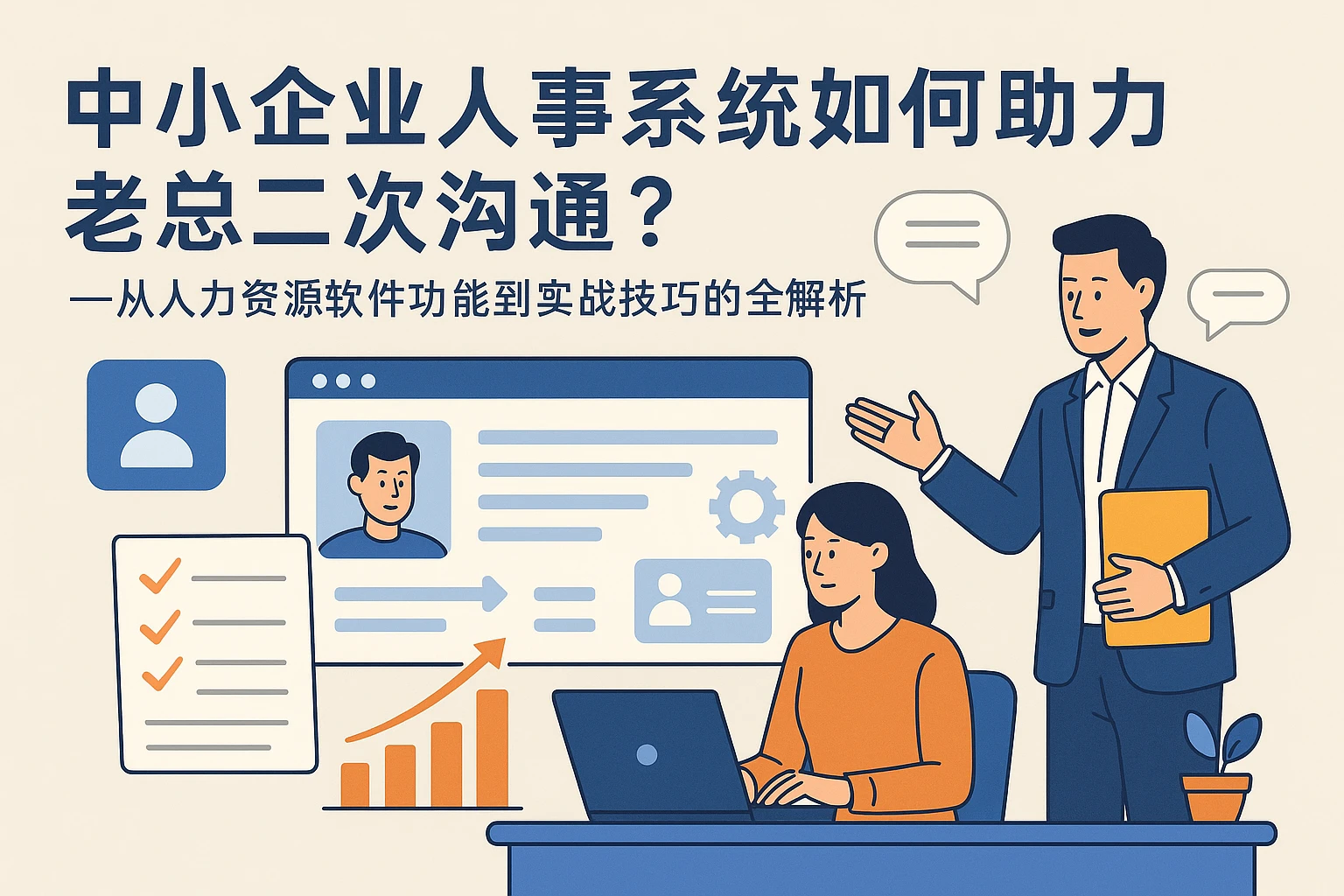中小企业人事系统如何助力老总二次沟通？——从人力资源软件功能到实战技巧的全解析