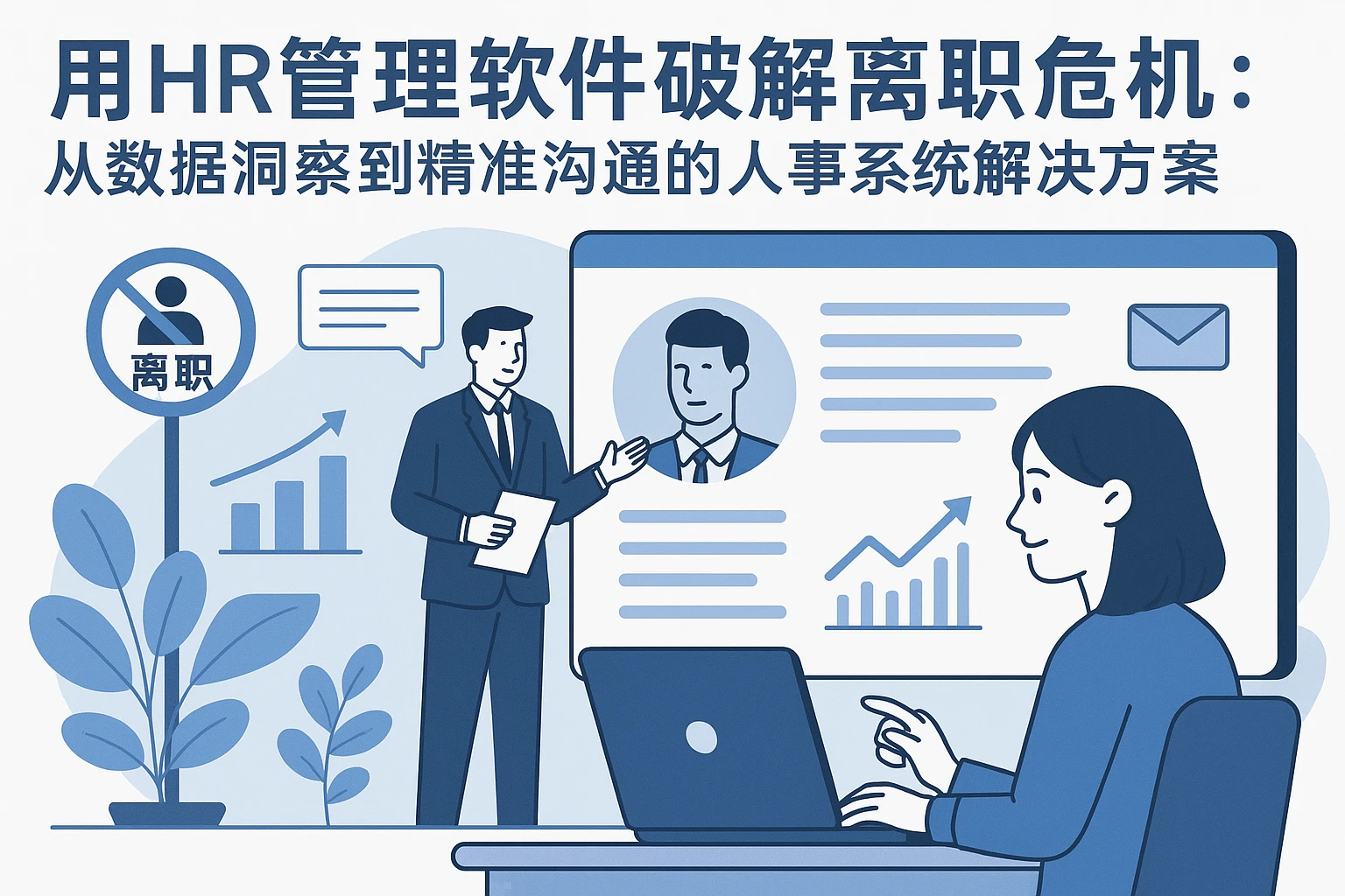 用HR管理软件破解离职危机：从数据洞察到精准沟通的人事系统解决方案