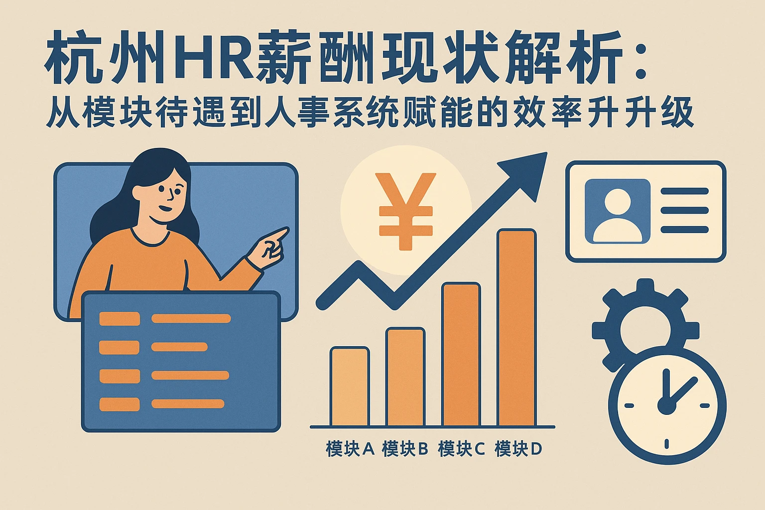 杭州HR薪酬现状解析：从模块待遇到人事系统赋能的效率升级
