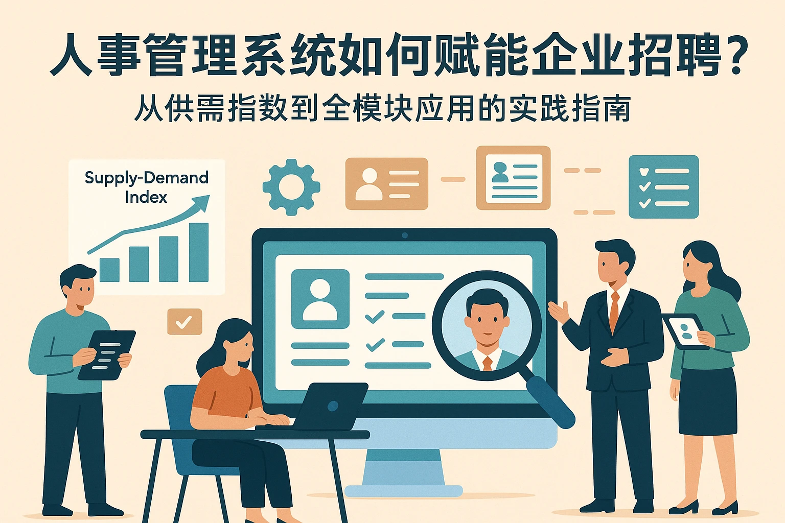 人事管理系统如何赋能企业招聘？从供需指数到全模块应用的实践指南