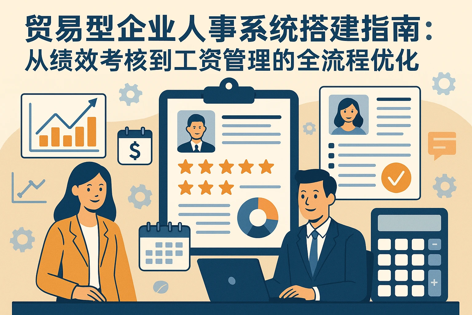 贸易型企业人事系统搭建指南：从绩效考核到工资管理的全流程优化