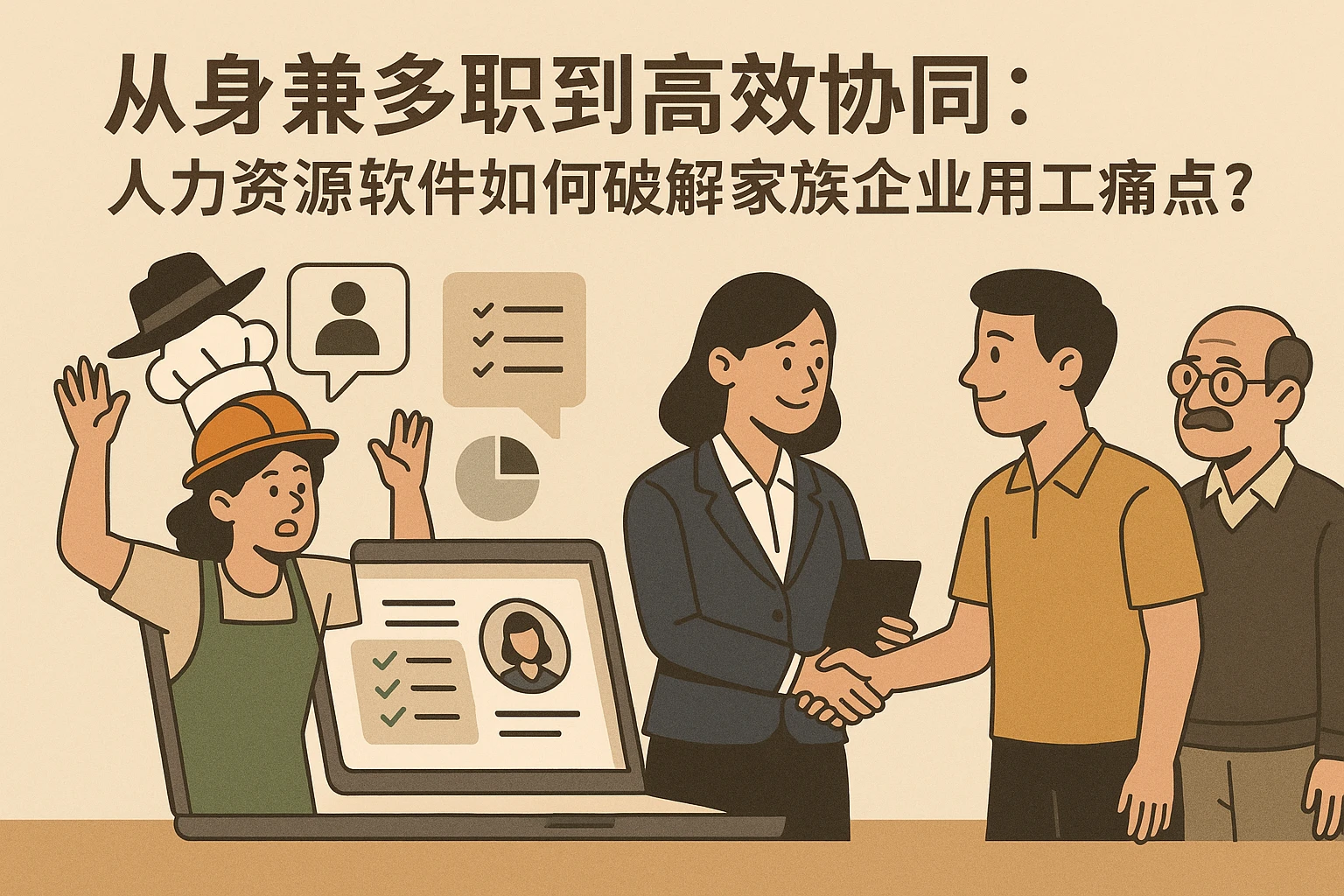 从身兼多职到高效协同：人力资源软件如何破解家族企业用工痛点？