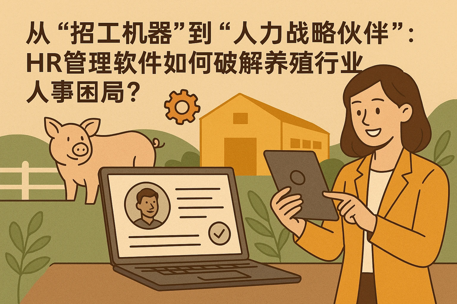 从“招工机器”到“人力战略伙伴”：HR管理软件如何破解养殖行业人事困局？