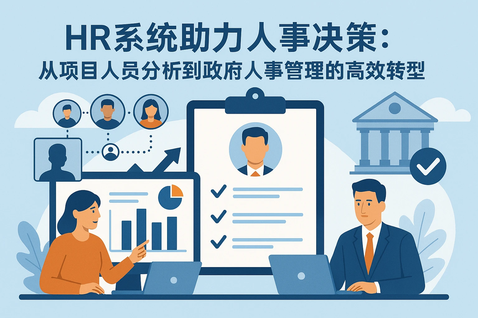 HR系统助力人事决策：从项目人员分析到政府人事管理的高效转型
