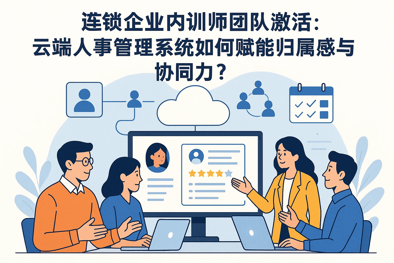 连锁企业内训师团队激活：云端人事管理系统如何赋能归属感与协同力？