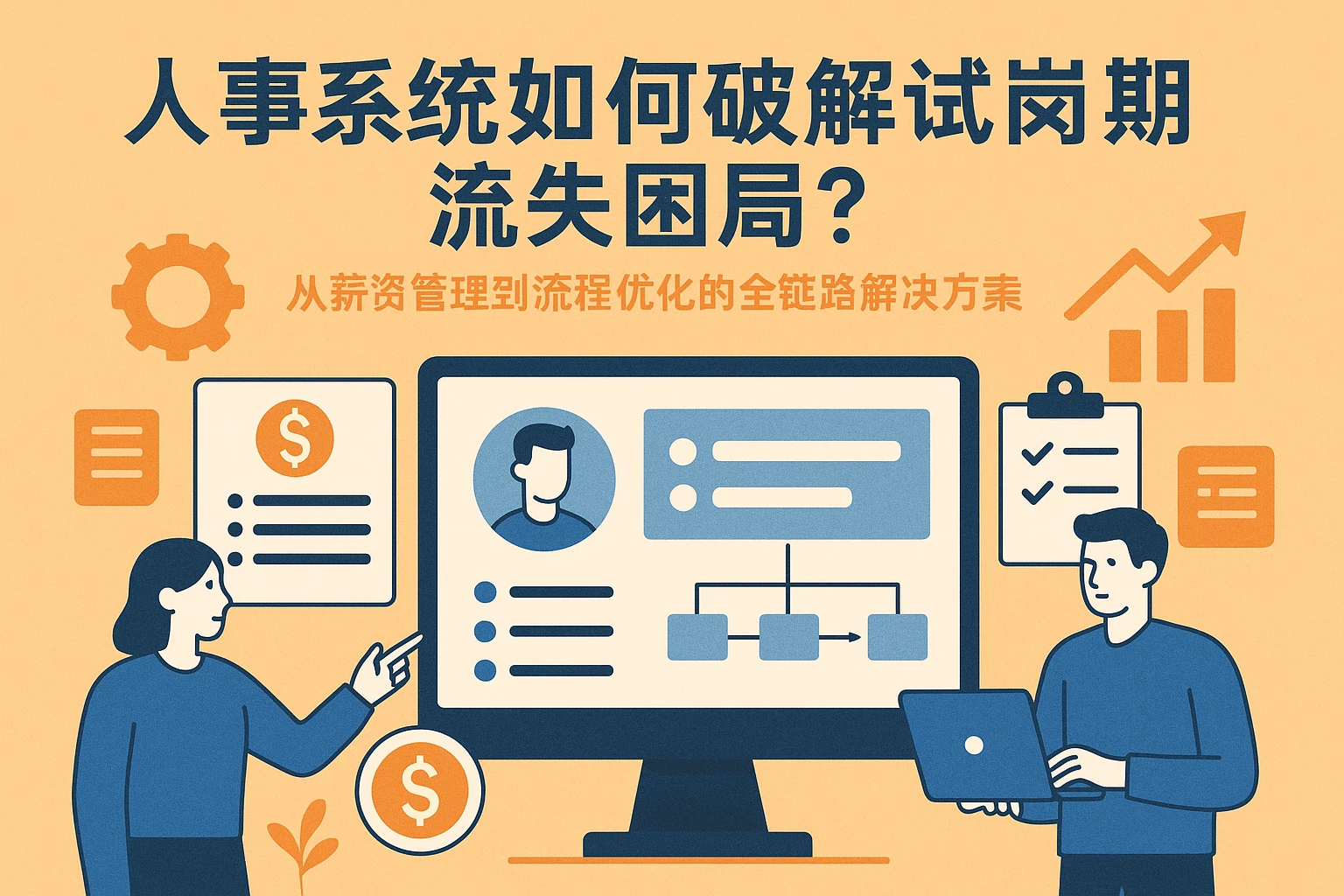 人事系统如何破解试岗期流失困局？从薪资管理到流程优化的全链路解决方案