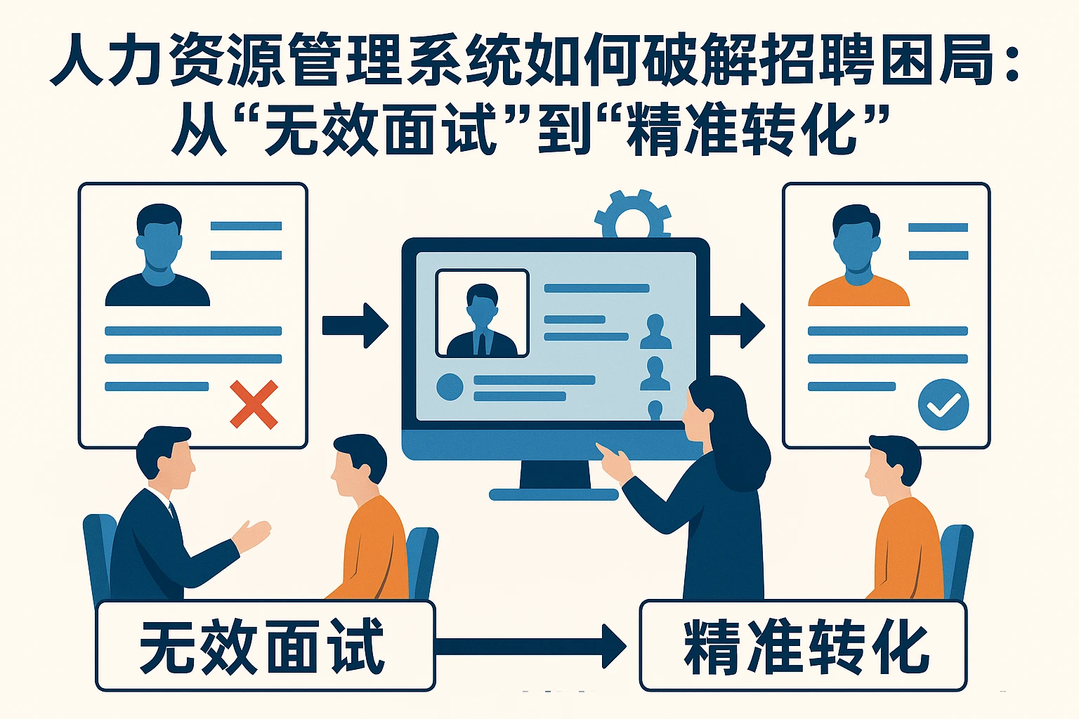 人力资源管理系统如何破解招聘困局：从“无效面试”到“精准转化”