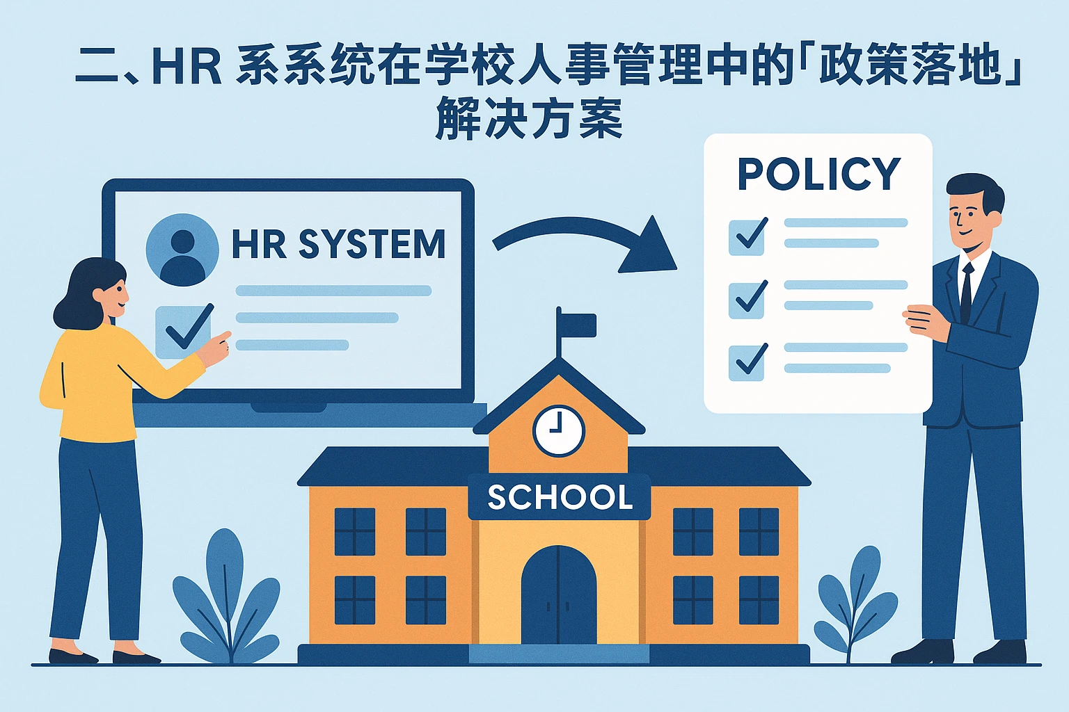 二、HR系统在学校人事管理中的“政策落地”解决方案