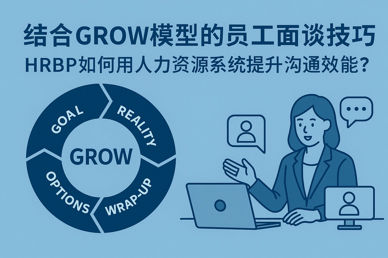 结合GROW模型的员工面谈技巧：HRBP如何用人力资源系统提升沟通效能？