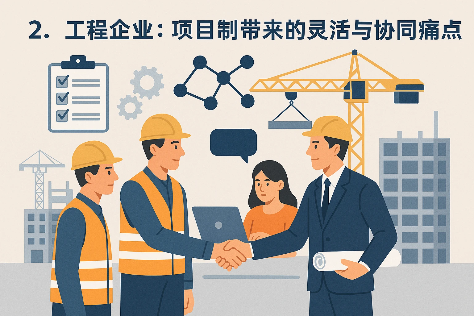 2. 工程企业：项目制带来的灵活与协同痛点