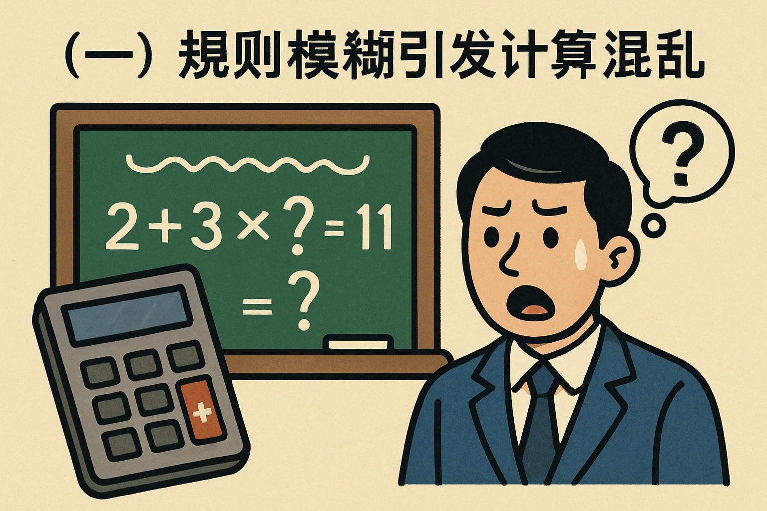 （一）规则模糊引发计算混乱
