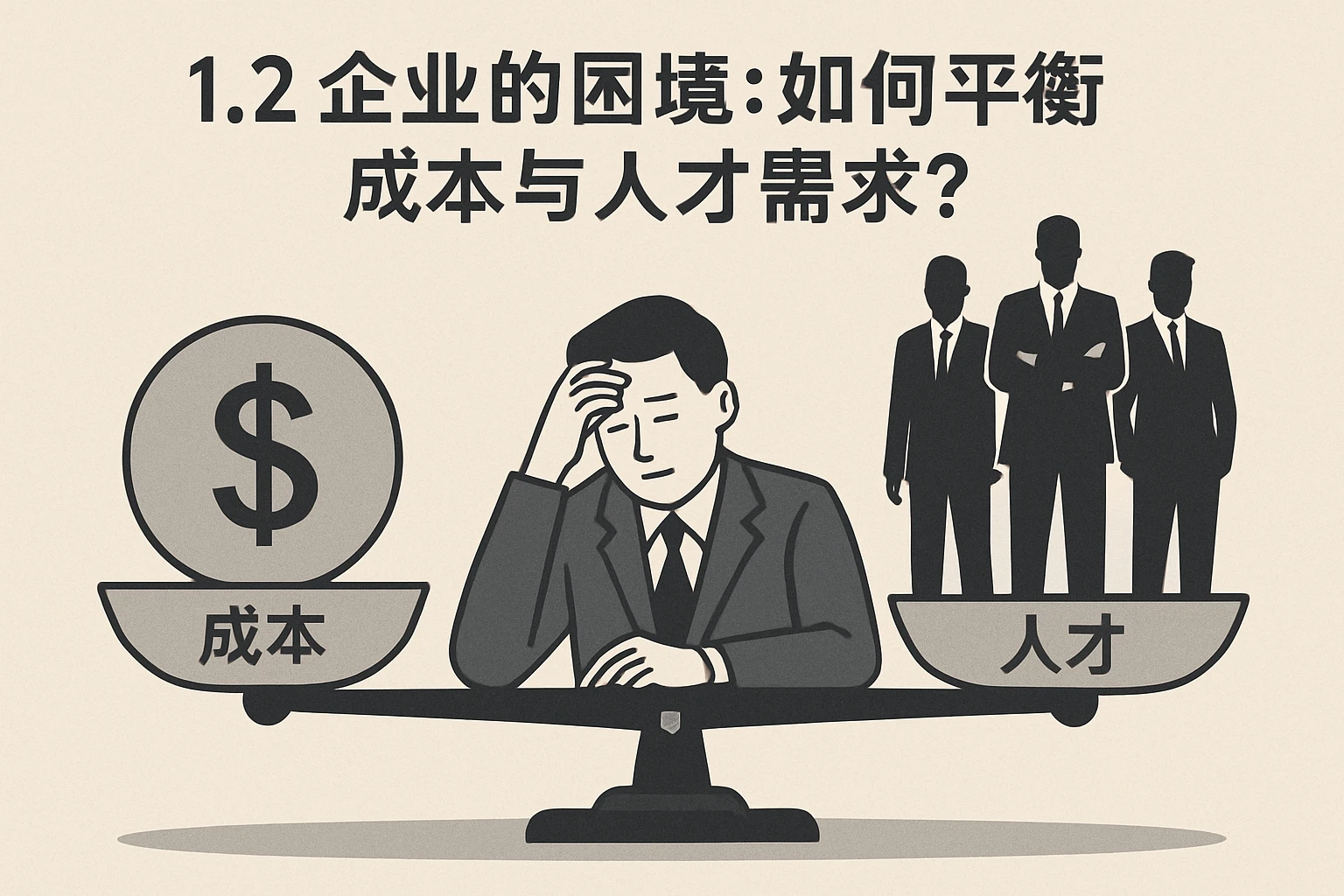 1.2 企业的困境：如何平衡成本与人才需求？