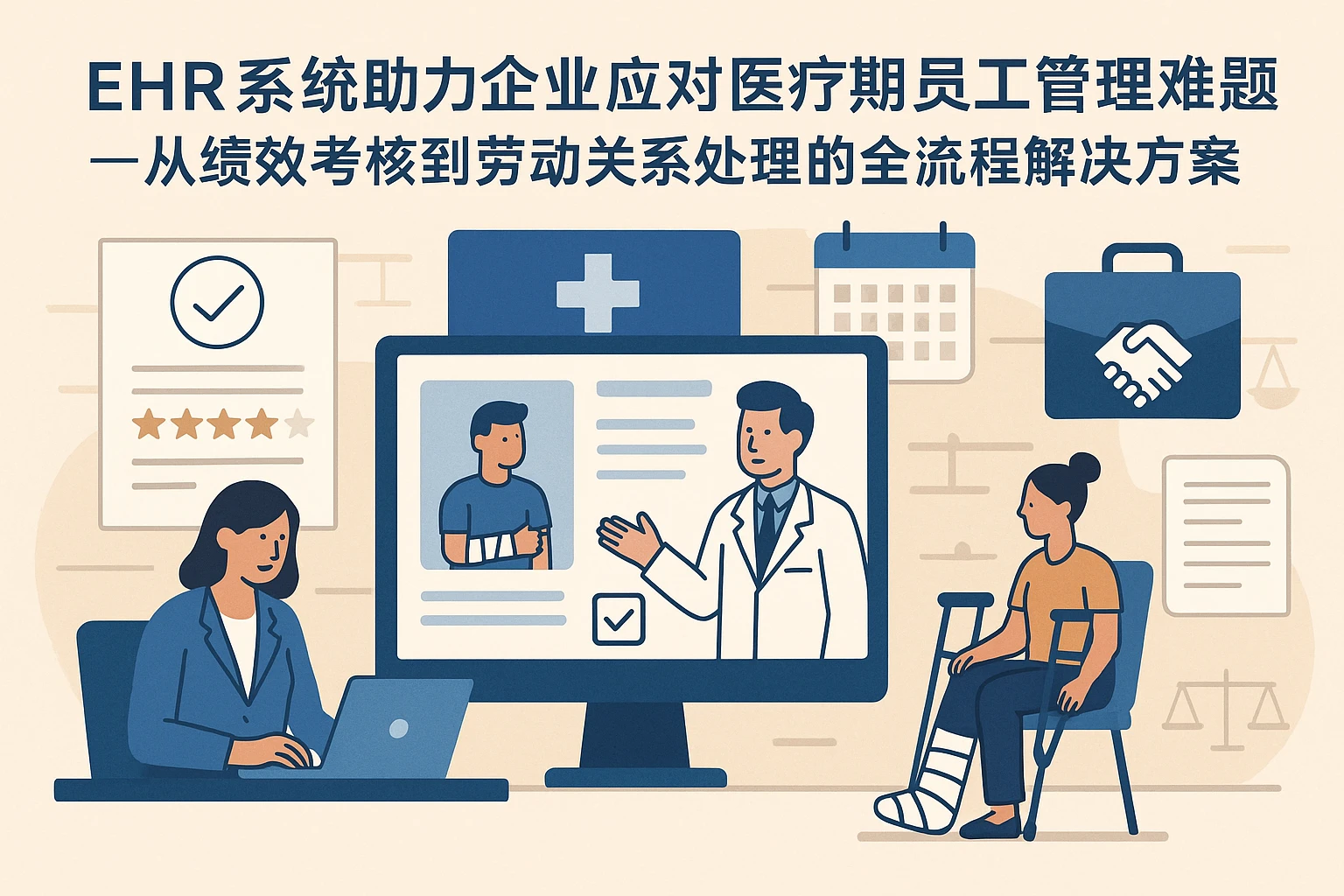 EHR系统助力企业应对医疗期员工管理难题——从绩效考核到劳动关系处理的全流程解决方案