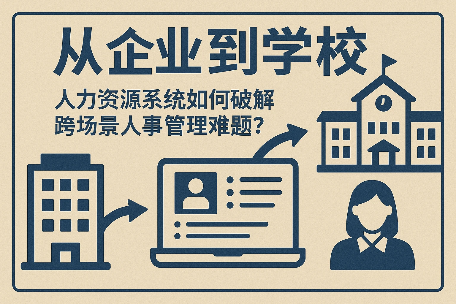 从企业到学校：人力资源系统如何破解跨场景人事管理难题？