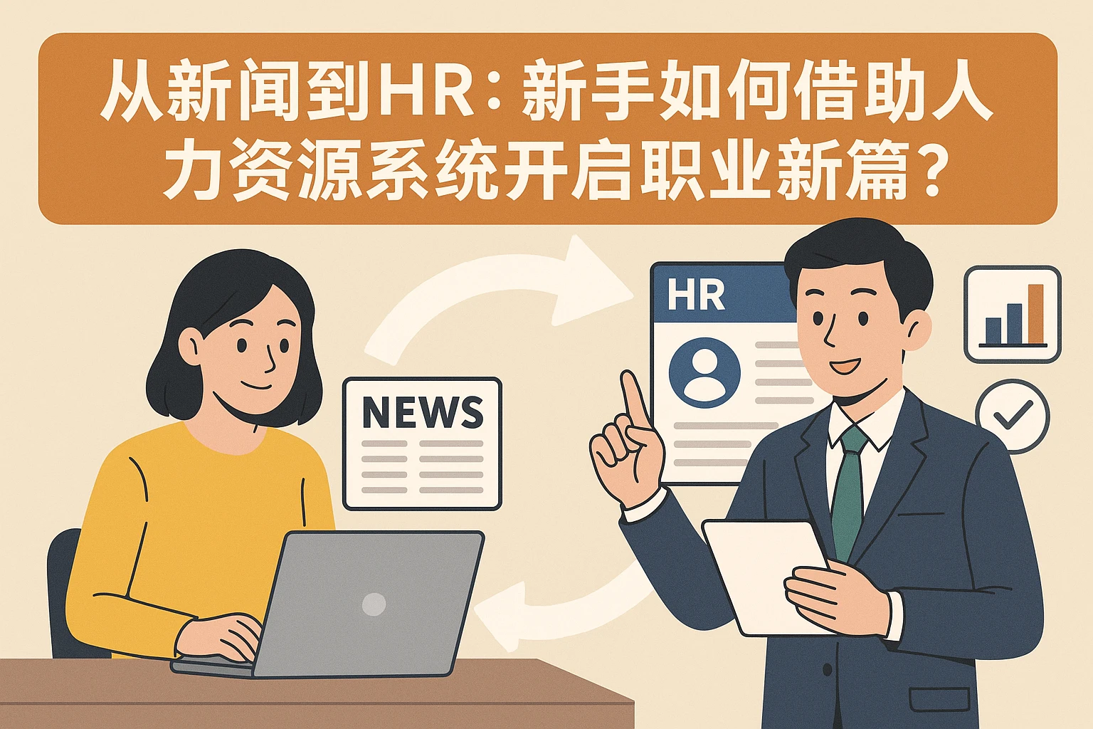 从新闻到HR：新手如何借助人力资源系统开启职业新篇？