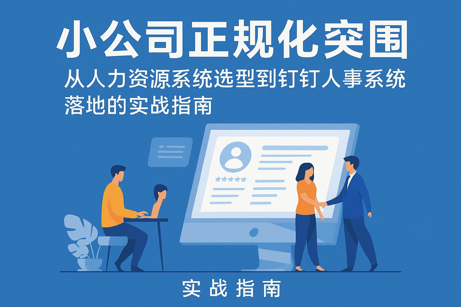 小公司正规化突围：从人力资源系统选型到钉钉人事系统落地的实战指南