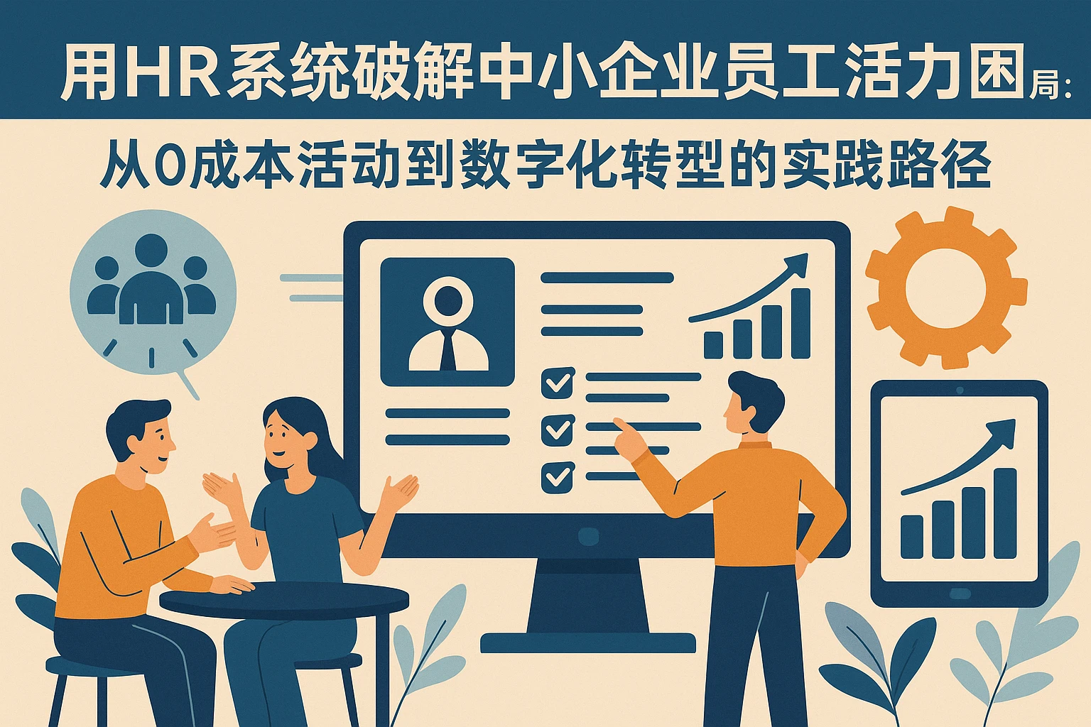 用HR系统破解中小企业员工活力困局：从0成本活动到数字化转型的实践路径