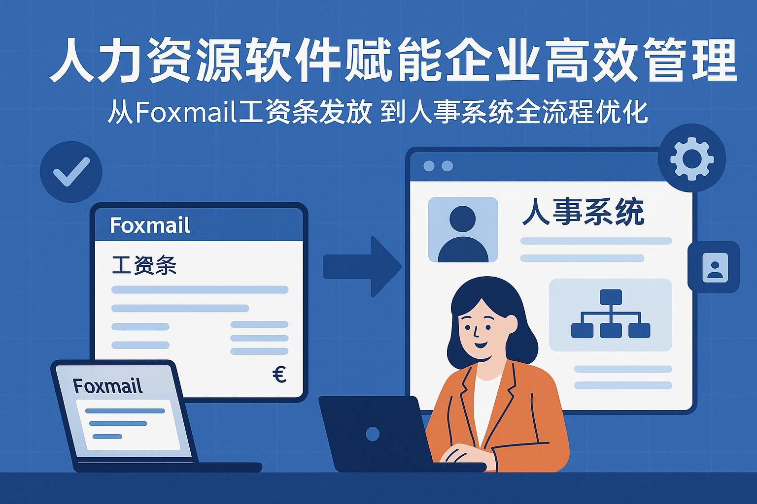 人力资源软件赋能企业高效管理：从Foxmail工资条发放到人事系统全流程优化