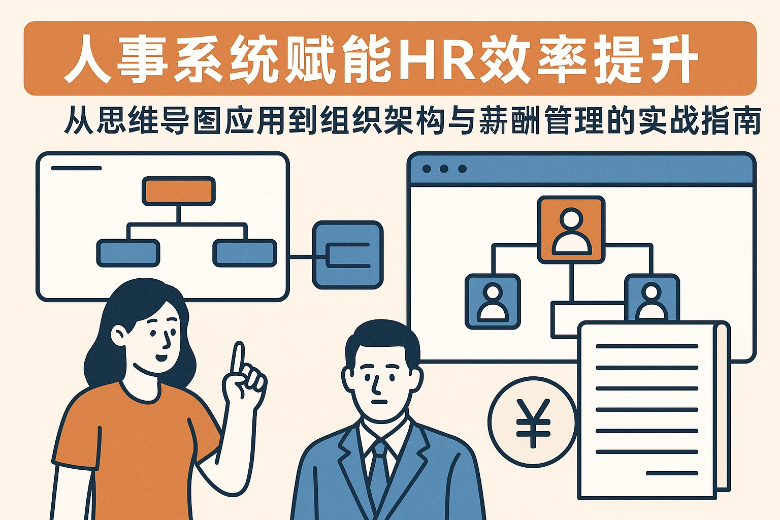 人事系统赋能HR效率提升：从思维导图应用到组织架构与薪酬管理的实战指南