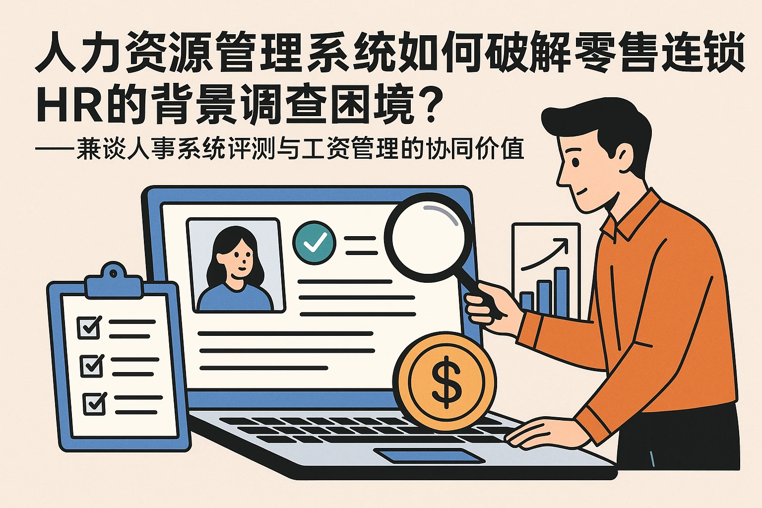 人力资源管理系统如何破解零售连锁HR的背景调查困境？——兼谈人事系统评测与工资管理的协同价值