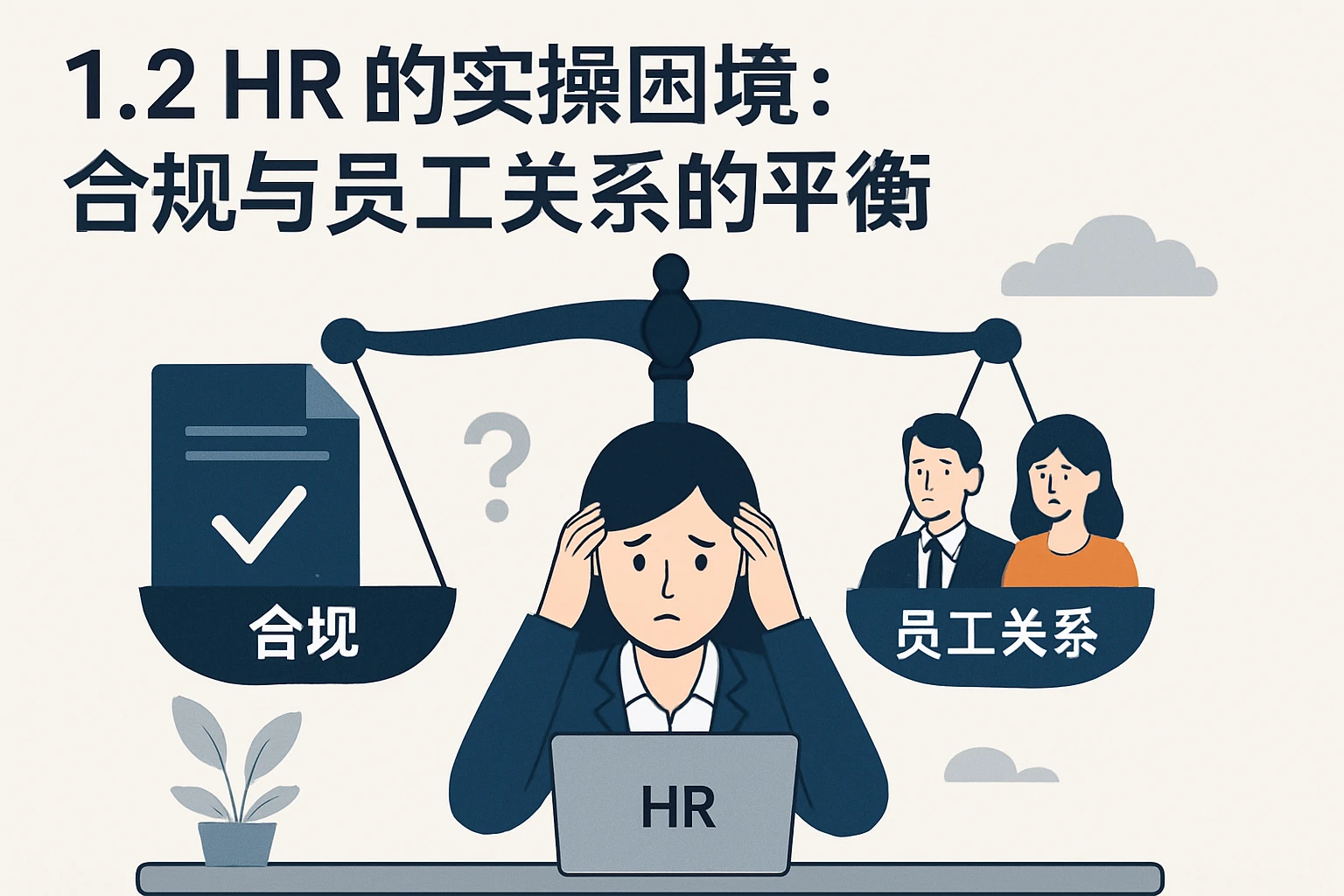 1.2 HR的实操困境：合规与员工关系的平衡