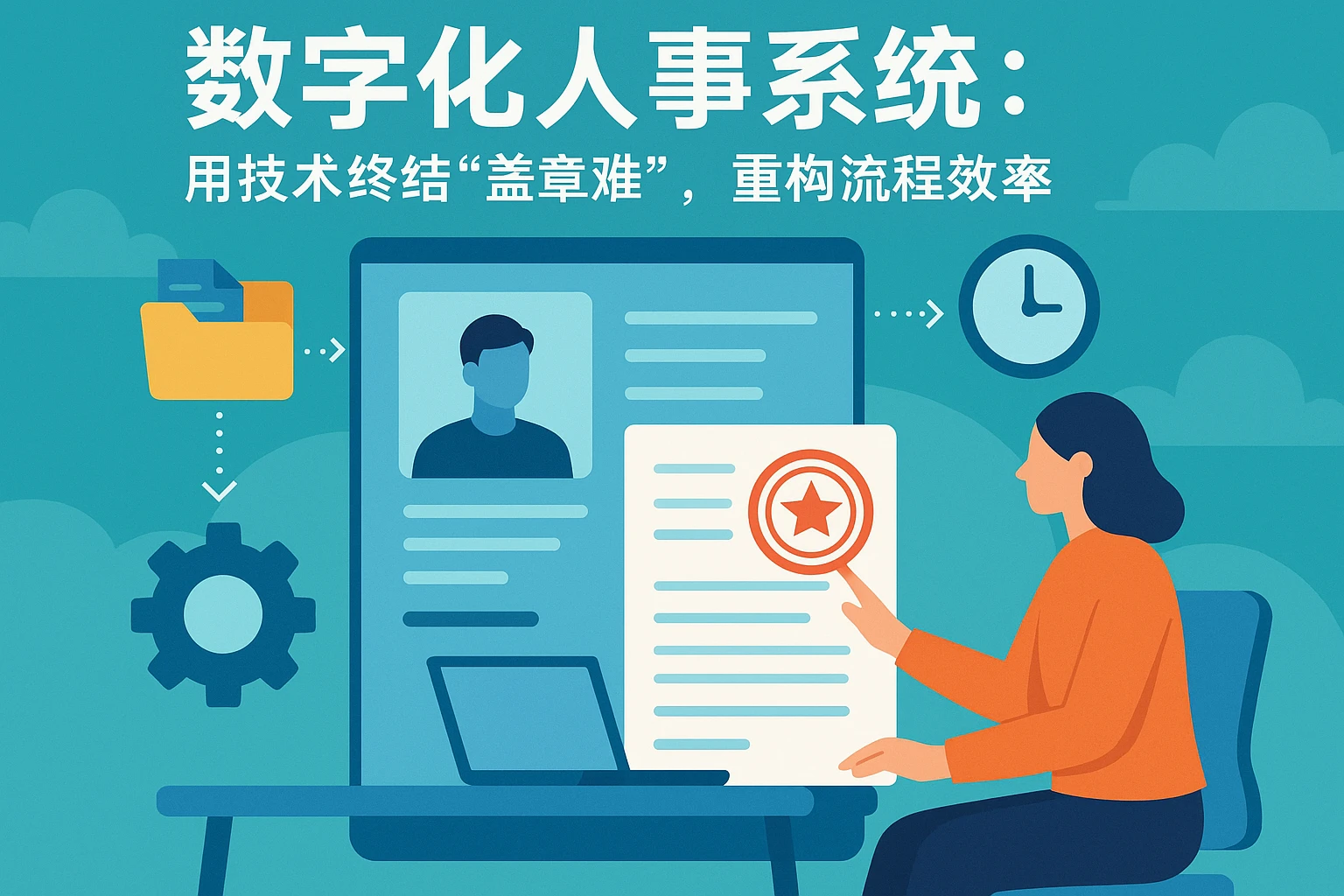 数字化人事系统：用技术终结“盖章难”，重构流程效率