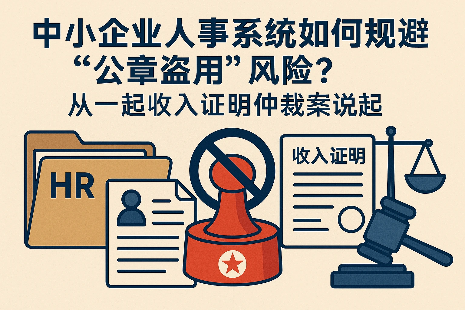 中小企业人事系统如何规避“公章盗用”风险？从一起收入证明仲裁案说起