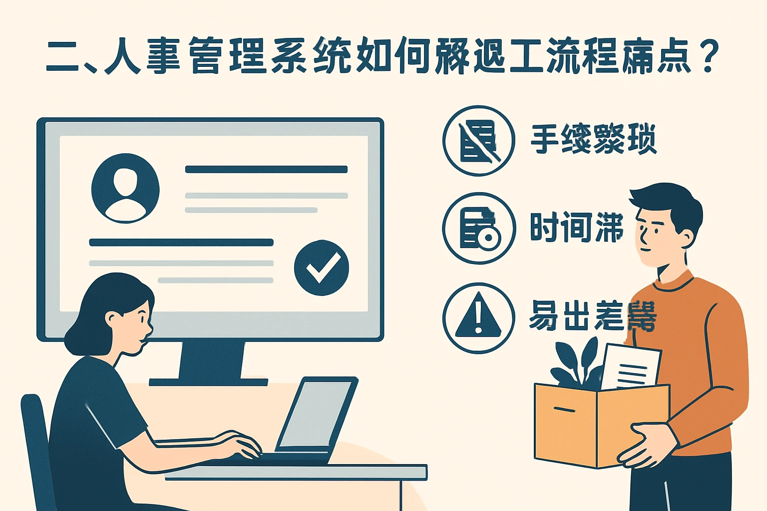 二、人事管理系统如何破解退工流程痛点？