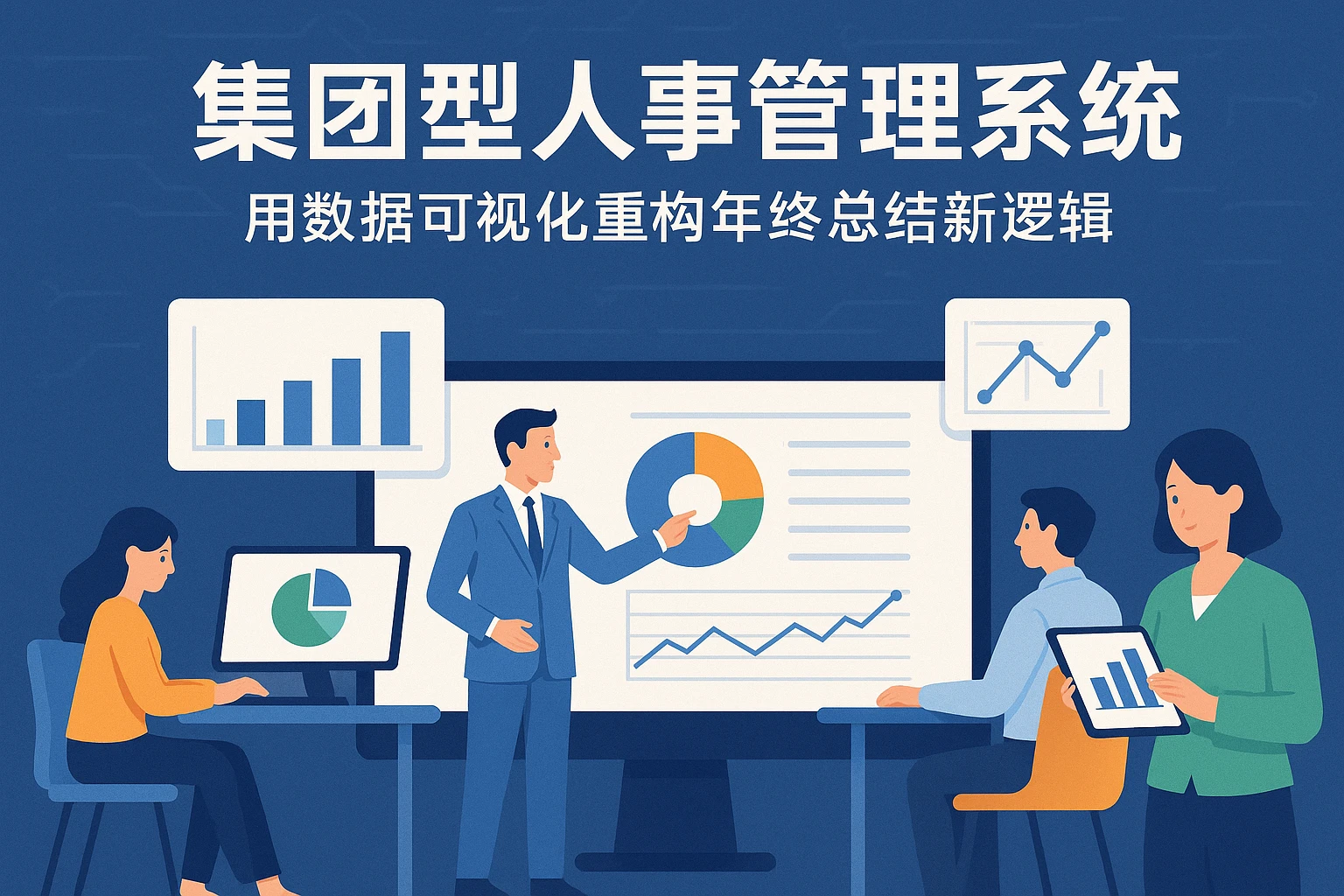 集团型人事管理系统：用数据可视化重构年终总结新逻辑