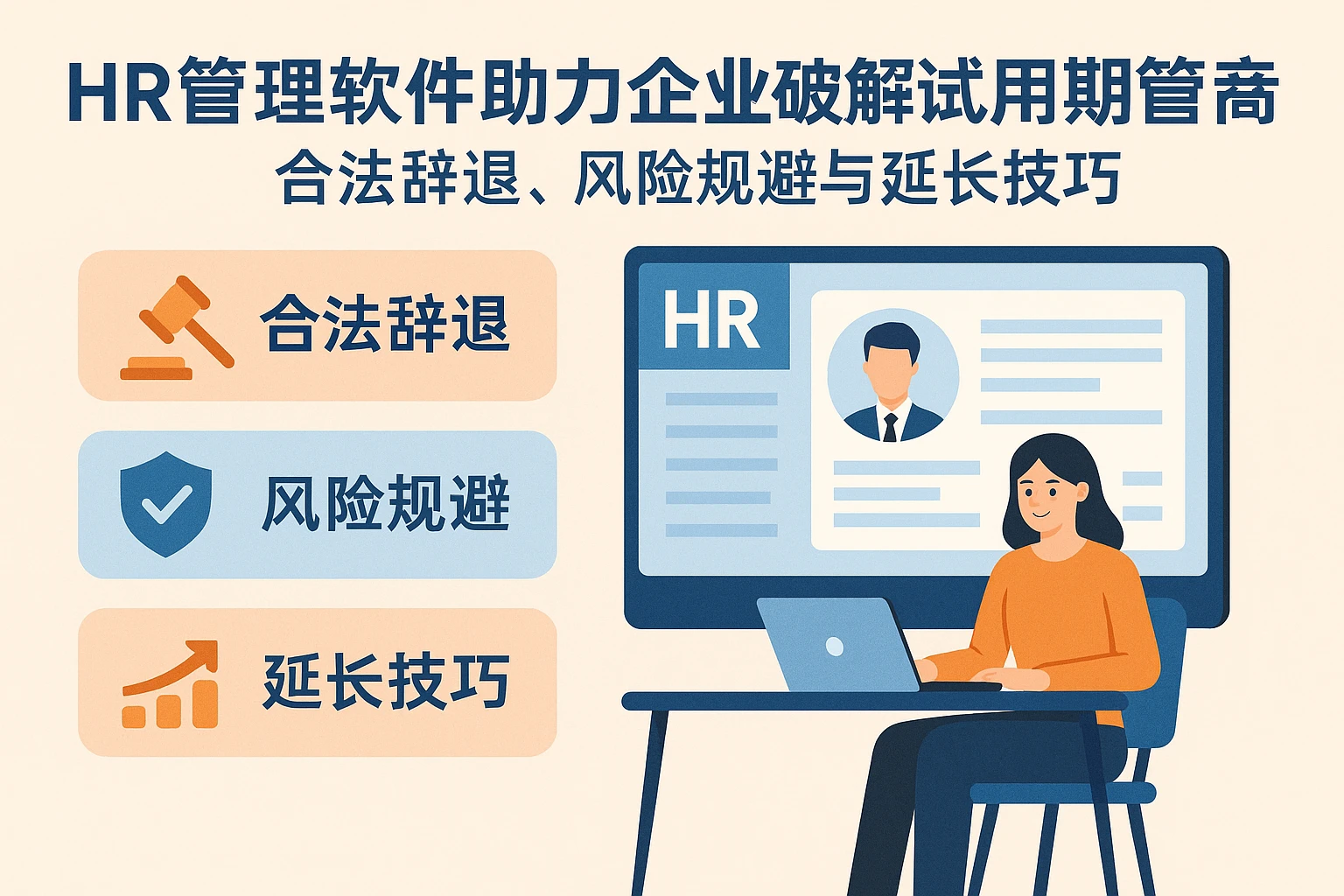 HR管理软件助力企业破解试用期管理痛点：合法辞退、风险规避与延长技巧