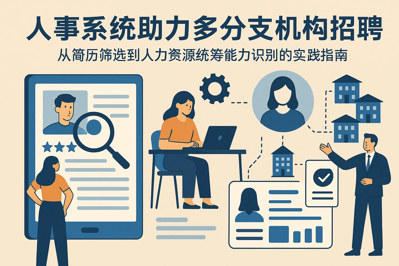 人事系统助力多分支机构招聘：从简历筛选到人力资源统筹能力识别的实践指南