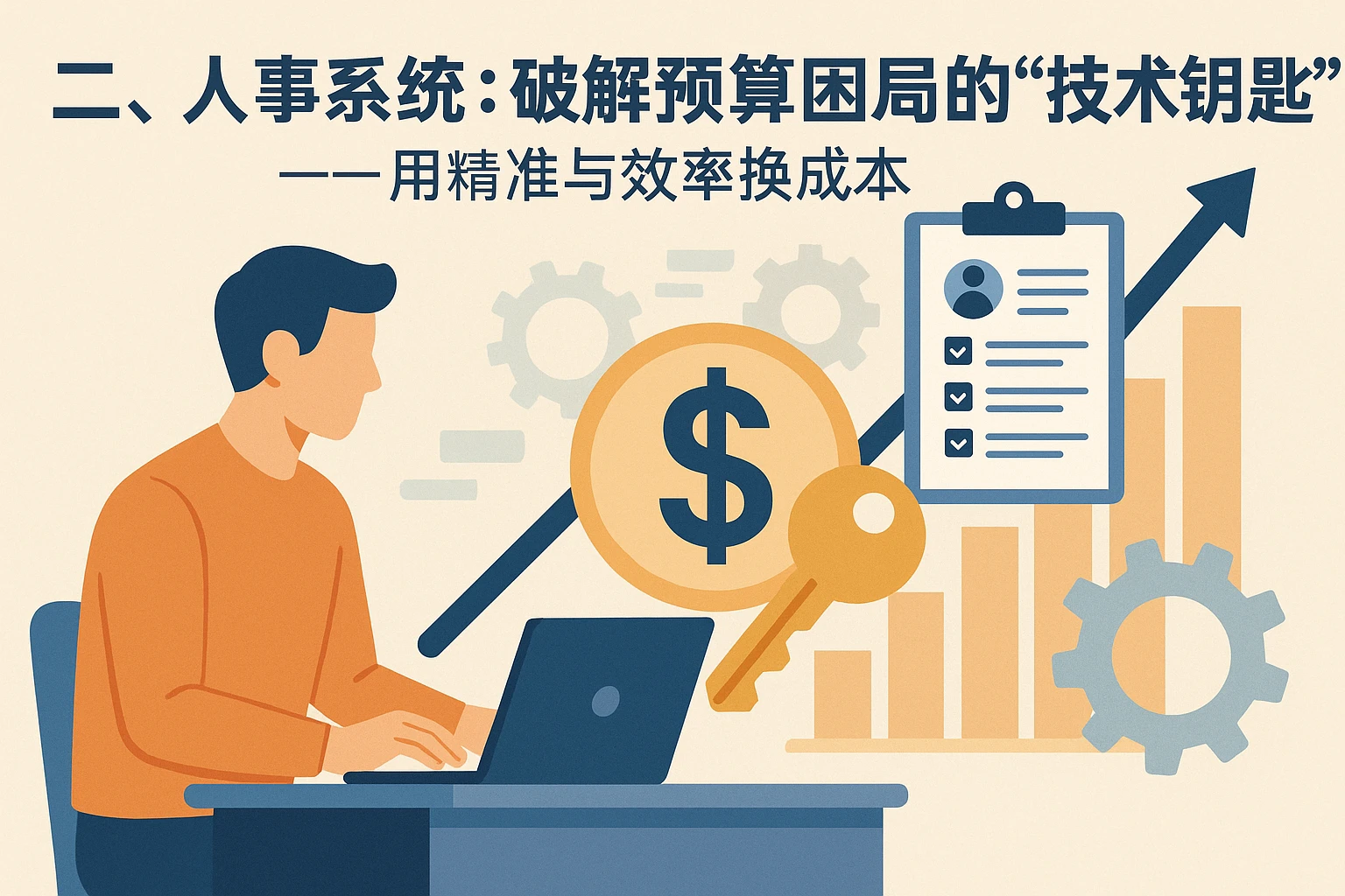 二、人事系统：破解预算困局的“技术钥匙”——用精准与效率换成本