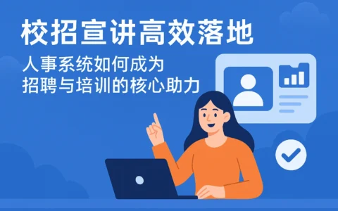 校招宣讲高效落地：人事系统如何成为招聘与培训的核心助力