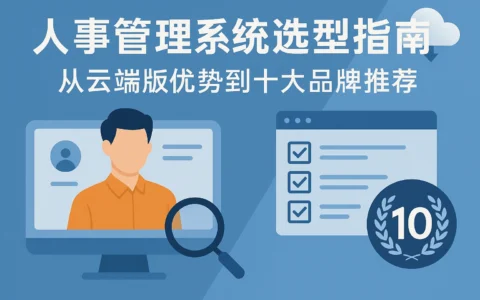 人事管理系统选型指南：从云端版优势到十大品牌推荐