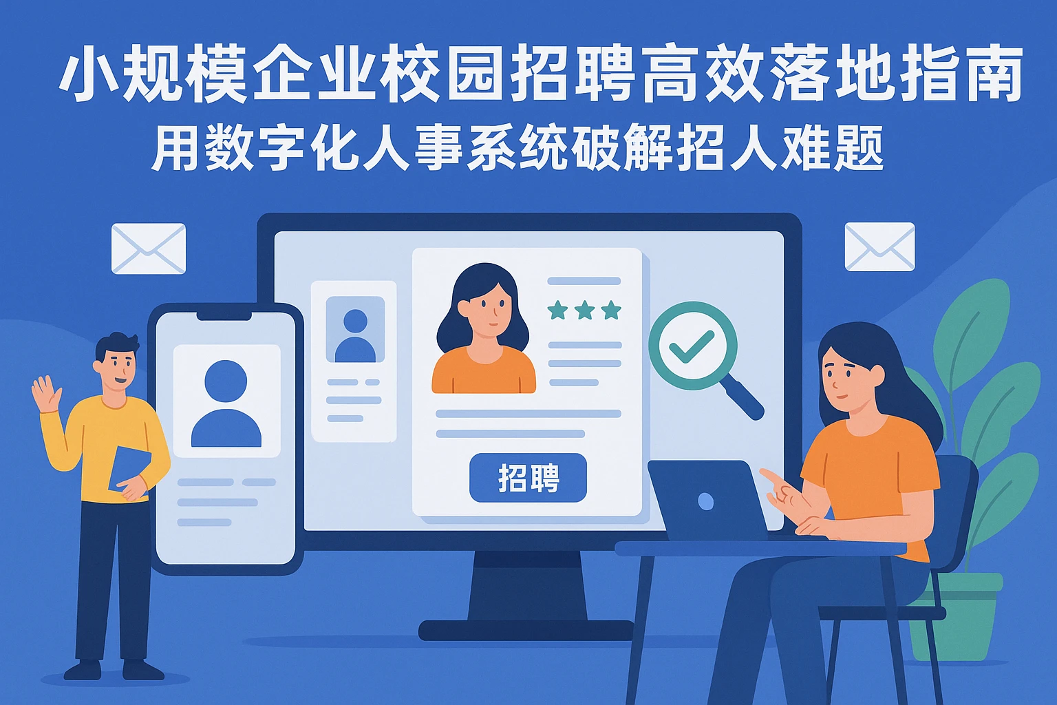 小规模企业校园招聘高效落地指南：用数字化人事系统破解招人难题