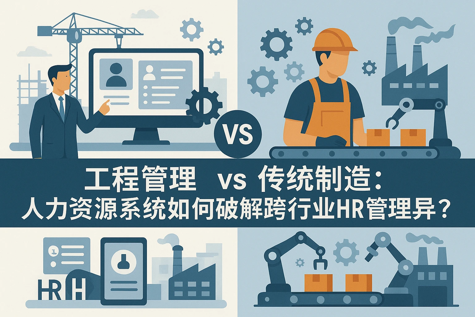 工程管理vs传统制造：人力资源系统如何破解跨行业HR管理差异？