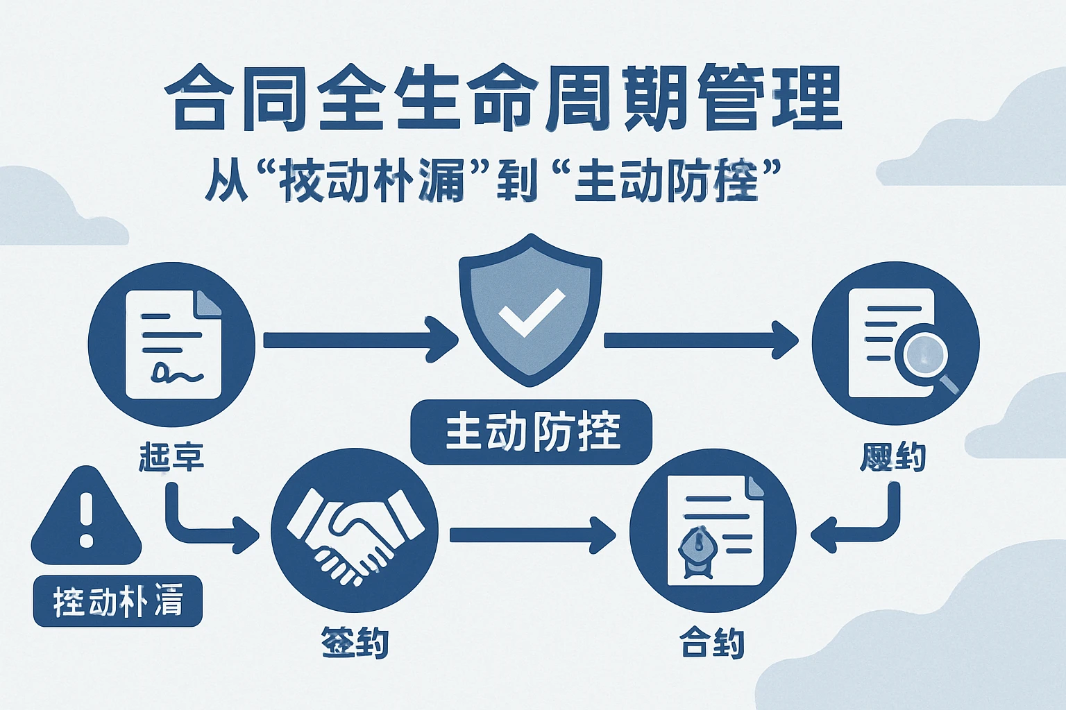 2. 合同全生命周期管理：从“被动补漏”到“主动防控”