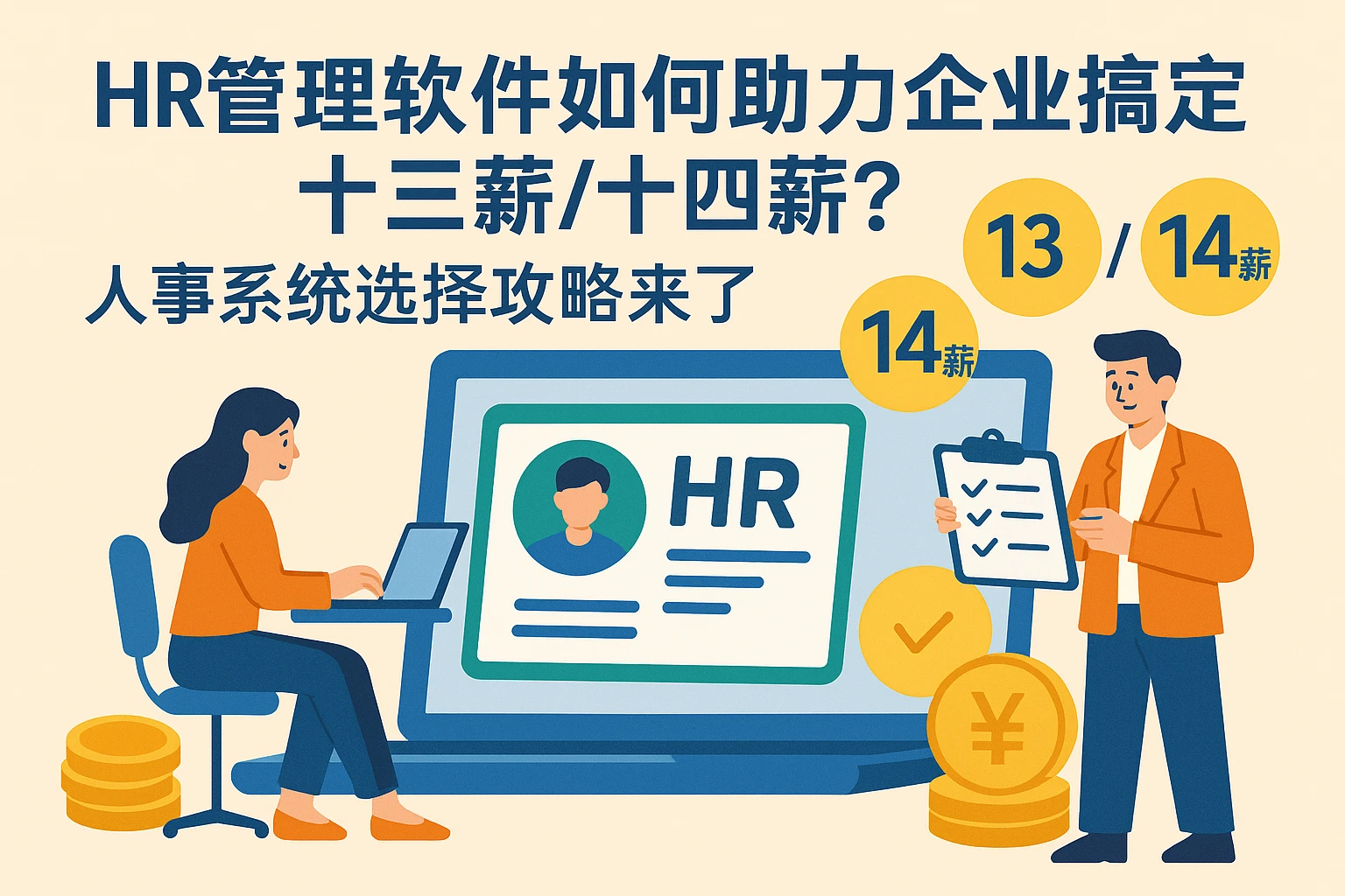 HR管理软件如何助力企业搞定十三薪/十四薪？人事系统选择攻略来了